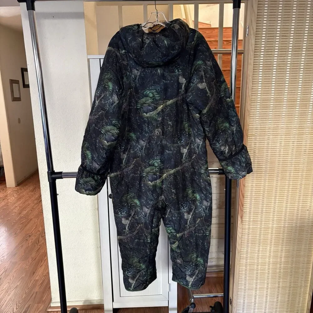 Selk Bag Recycled Wearable Sleeping Bag Rainforest Print Adult Small Camping
